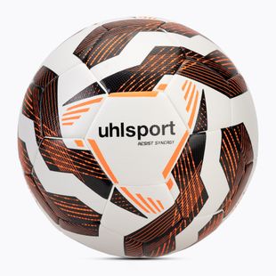Uhlsport Resist Synergy футболна топка бяло/черно/оранжево размер 4