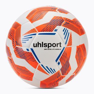 Футбол uhlsport 290 Ultra Lite Addglue бял/флуорозов/тъмно син размер 5