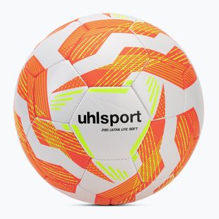 Футбол uhlsport Ultra Lite Soft 290 white/fluo orange/fluo yellow размер 3