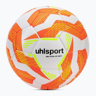 Футбол uhlsport Ultra Lite Soft 290 white/fluo orange/fluo yellow размер 4