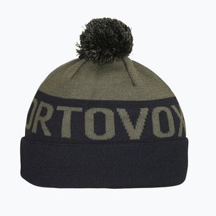 Зимна шапка ORTOVOX Bobble Knit dark wild herbs