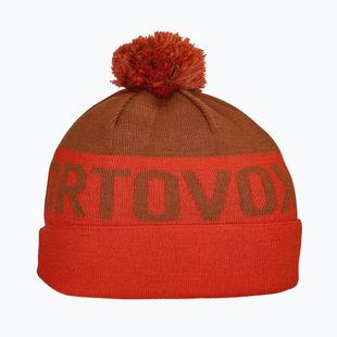 Зимна шапка ORTOVOX Bobble Knit hot orange