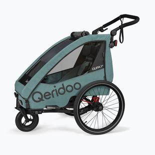 Велосипедно ремарке Qeridoo Qupa 1 mineral blue