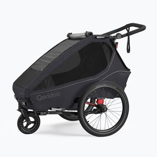 Велосипедно ремарке  Qeridoo Kidgoo 2 phantom grey