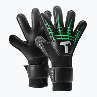 Детски вратарски ръкавици T1TAN Fluo Beast 3.0 Junior black