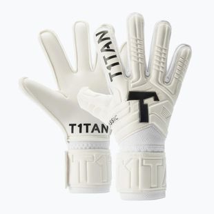 Детски вратарски ръкавици T1TAN Classic 1.0 White-Out Junior FP white