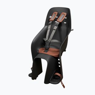 Седалка за велосипед Urban Iki U-me Easyfix черна/кафява