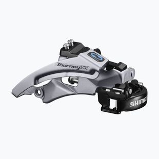 Преден велосипеден дерайльор Shimano FD-TX800-TS6 Tourney TX 3x8/7 Top Swing L silver/black