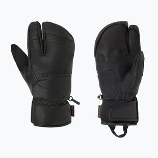 Мъжки скиорски ръкавици Descente 3 Finger Leather black