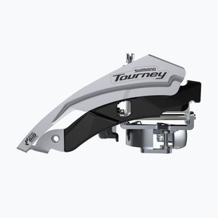 Преден велосипеден дерайльор Shimano FD-TY601-L6 Tourney 3x8/7/6 Top Swing M silver/black