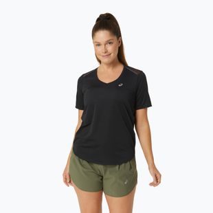 Дамска тениска за бягане ASICS Road V-Neck performance black