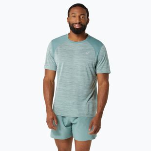 Мъжка тениска за бягане ASICS Road Top light celadon/celadon