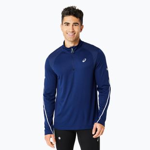 Мъжка блуза с дълъг ръкав за бягане ASICS Road Lite-Show 1/2 Zip blue expense