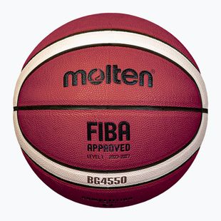 Баскетболна топка Molten basketball B7G4550 FIBA brown размер 7