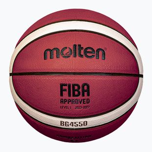 Баскетболна топка Molten basketball B7G4050 FIBA brown размер 7