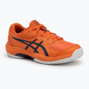 Детски обувки за тенис ASICS Gel-Game 10 GS Clay Jr nova orange/indigo fog