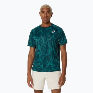 Мъжка тенис фланелка ASICS Game Top saxon green
