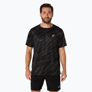 Мъжка тениска за бягане ASICS Core All Over Print SS Top performance black