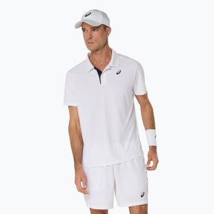 Мъжка тениска ASICS Court Polo Shirt brilliant white