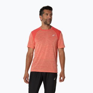 Мъжка тениска за бягане ASICS Road Top coral reef/mojave