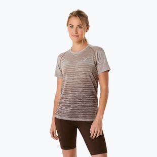 Дамска тениска за бягане ASICS Seamless taupe grey/coffee