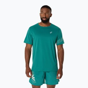 Мъжка тениска за бягане ASICS Icon SS Top rainy lake
