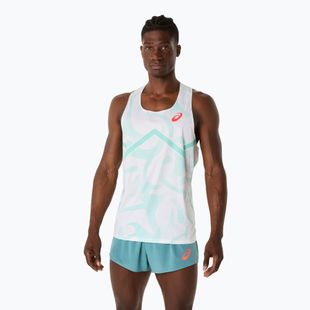 Мъжка тениска за бягане ASICS Light Knit Singlet soothing sea