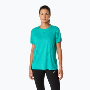 Дамска тениска за бягане ASICS Metarun SS Top wave teal
