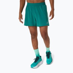 Мъжки къси панталони за бягане ASICS Road 5IN rainy lake/light teal