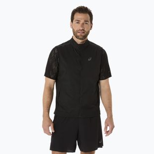 Мъжки елек за бягане ASICS Metarun Packable Gilet performance black без ръкави