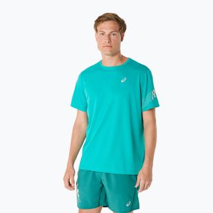 Мъжка тениска за бягане ASICS Icon SS Top wave teal