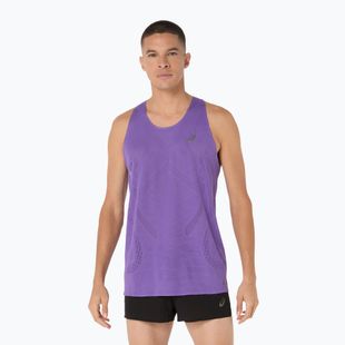 Мъжки ASICS Metarun Singlet edo лилава тениска за бягане