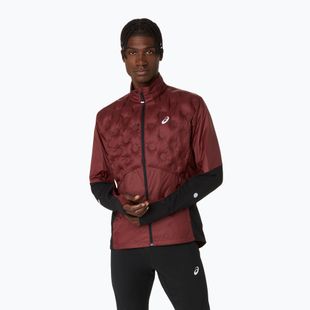 Мъжко яке за бягане ASICS Road Winter dark red planet