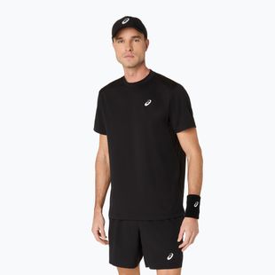 Мъжка тениска за тенис ASICS Court Top performance black