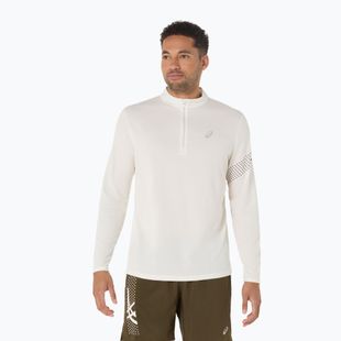 Мъжки ASICS Icon LS 1/2 Zip cream за бягане с дълъг ръкав