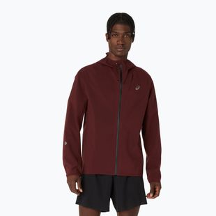 Мъжко яке за бягане ASICS Metarun Waterproof dark red planet