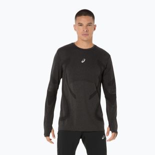 Мъжки ASICS Road Seamless LS performance black за бягане с дълъг ръкав