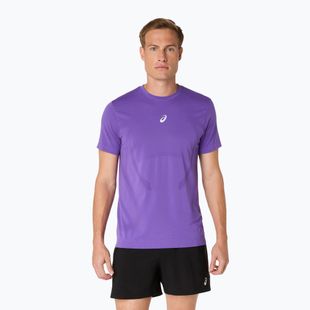 Мъжка тениска за бягане ASICS Road Seamless edo purple