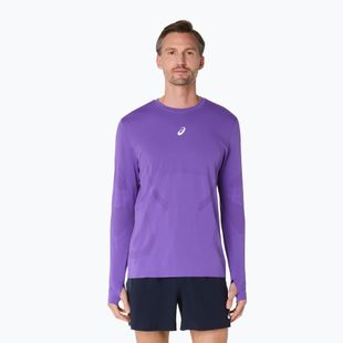 Мъжки ASICS Road Seamless LS edo purple бягане с дълъг ръкав