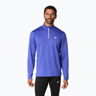Мъжки ASICS Core Half Zip Winter тъмно кобалтов суитшърт за бягане