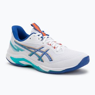 Мъжки обувки за волейбол ASICS Netburner Ballistic FF 4 white/asics blue