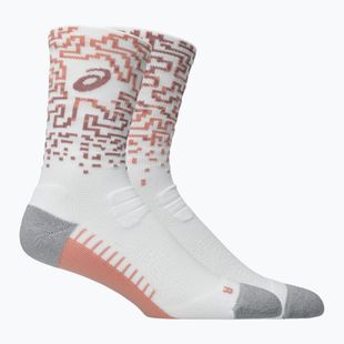 Чорапи ASICS Performance Run Crew brilliant white/morganite/pearl pink