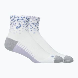 Чорапи ASICS Performance Run Quarter brilliant white/lilac hint/bluebell
