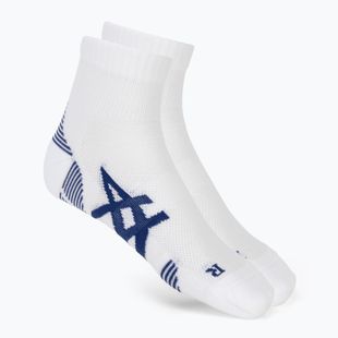 Чорапи ASICS Cushioned Quarter 2 чифта brilliant white/asics blue