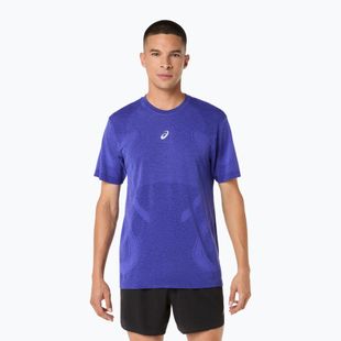 Мъжка блуза с дълъг ръкав за бягане ASICS Road Seamless LS cobalt burst/eggplant
