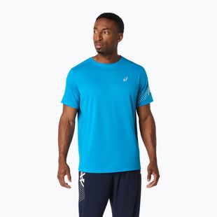 Мъжка тениска за бягане ASICS Icon SS aegean blue/cream