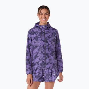 Дамско яке за бягане ASICS Fujitrail packable amethyst
