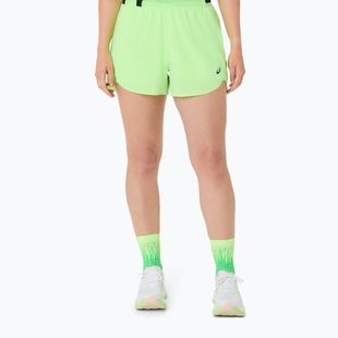 Дамски шорти за бягане ASICS Metarun Split illuminate green