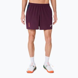 Мъжки тенис шорти ASICS Padel Court 7IN dark aubergine