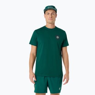 Мъжка тениска/фланелка за тенис ASICS Padel Court Graphic jewel green